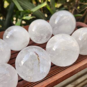Clear Quartz Crystal Ball Sphere